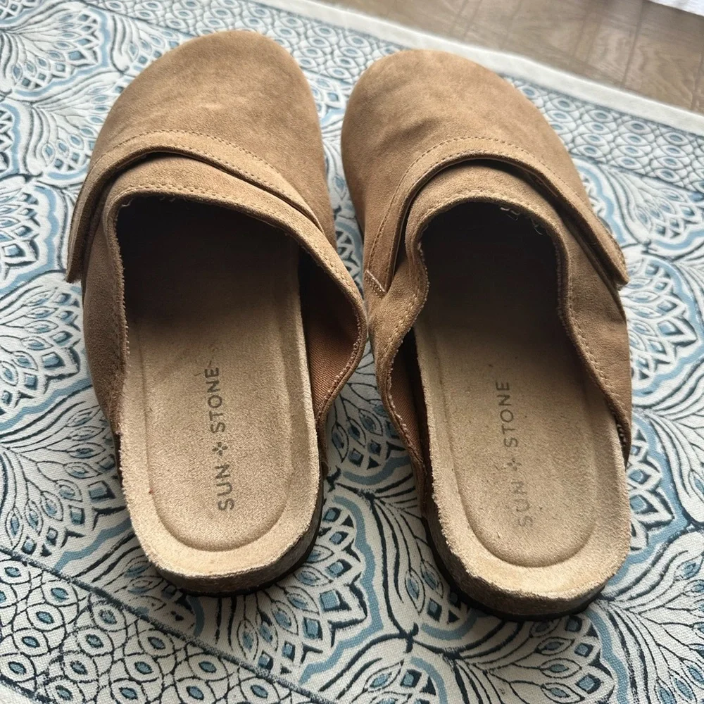 Sun + Stone Kids Moccasins in Tan